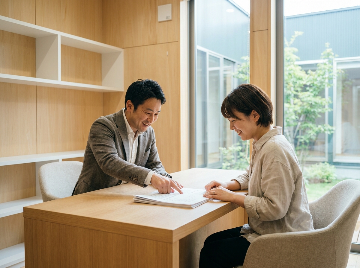 税理士による相談の様子