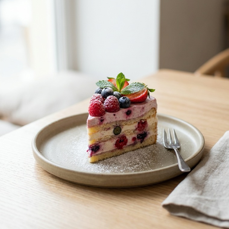 季節のベリーケーキ