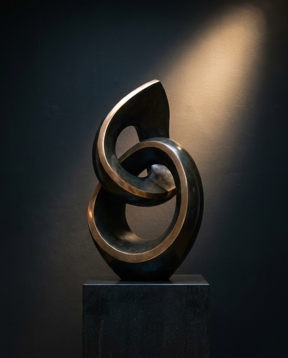 ブロンズ彫刻「Curve No.7」