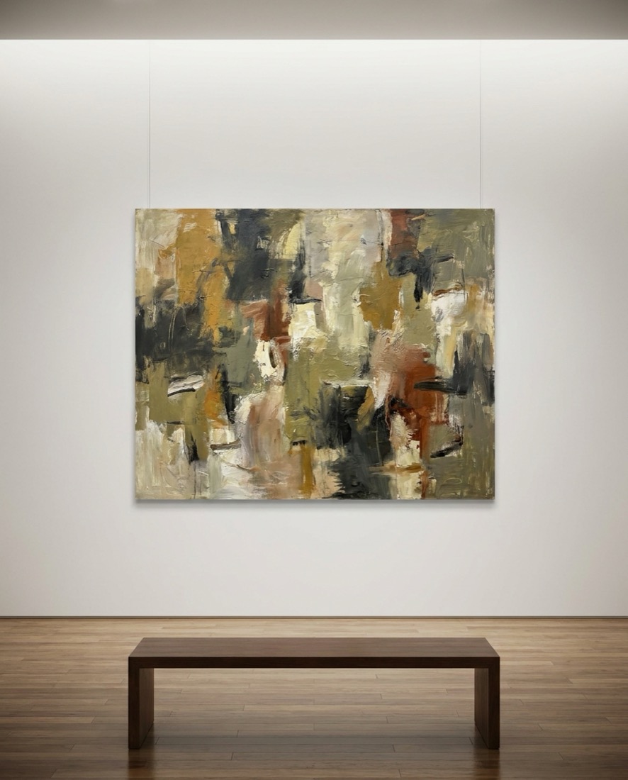抽象絵画作品