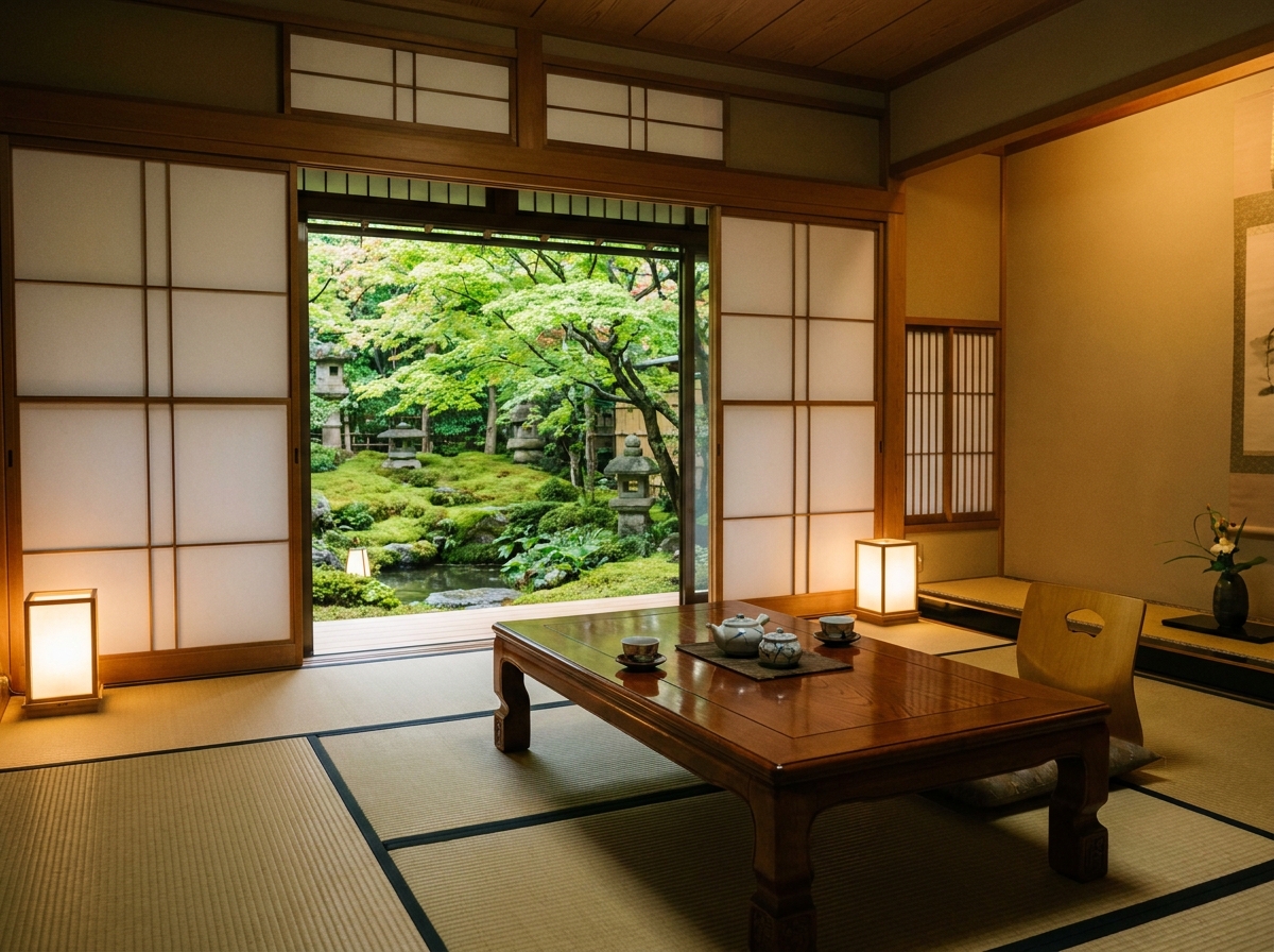 庭園を望む和室「花」